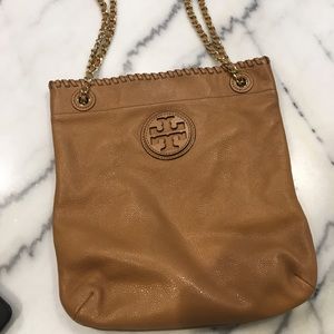 Tan Tory Burch Crossbody.